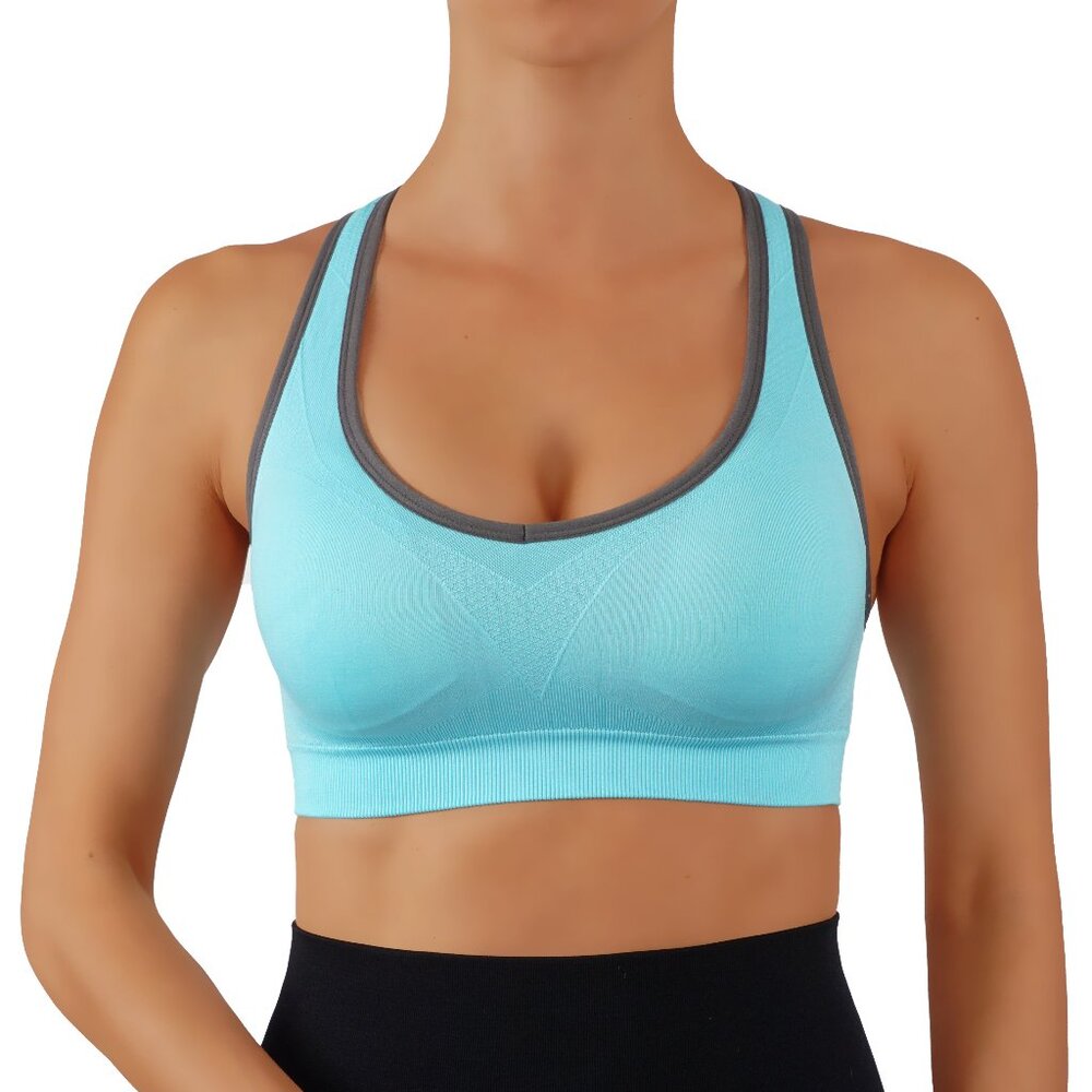 NWT Aqua high Impact Sports Bra Compression - Picture 3 of 3